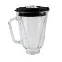 【中古】【未使用】Veterger 交換用部品 蓋付きガラスジャー Hamilton Beach Blenders対応 (5カップ)