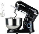【中古】【未使用】スタンドミキサー 5.5L大容量 99分タイマー機能 三種類アタッチメント 七段階スピード調節 低騒音 一台三役 「練る」「混ぜる」「泡立てる...