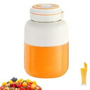 【中古】持ち運びやすいコードレスジューサー USB充電式 500ml 大容量 洗浄が容易 操作簡単 一台多役果物/キッチン/アウトドア/旅行/出張/オフィス 適用(2)