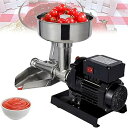 【中古】450W 業務用トマトジューサー、ベンチトップステンレススチールフードミルマシン、滑り止め足付き、省エネノイズ低減、マンゴー、イチゴ、トマト
