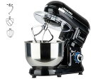 【中古】【未使用】スタンドミキサー 卓上ミキサー 5.5L大容量 99分タイマー機能 パン用ミキサー 7段階速度調節 3種類アタッチメント 一台三役 「混ぜる」「練る」