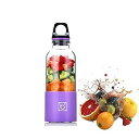 【中古】Auyyhui 携帯型 USB 充電式ジューサーミキサー!500ml 大容量。氷砕ける。操作簡単。洗いやすい。多機能。アウトドア旅行・出張・オフィス用I...