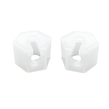 【中古】2 パックアルミニウム交換ナット交換固定ナットファスナーナットスペアパーツクリスタル 1.0 および 2.0 用アルミニウムナット