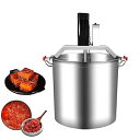 【中古】【未使用】業務用フードミキサー 40L、ジャムソース用ステンレス鋼電動自動ミキサー、4枚刃撹拌スクレーパー、ジャム、ソース、充填用調理調味料マシン