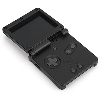 【中古】KIMISS プレミアム交換ケースカバーキット 任天堂ゲームボーイアドバンス SP 用 - 保護 ABS ゲームコンソールケースとゲーム修理部品 - ブラック
