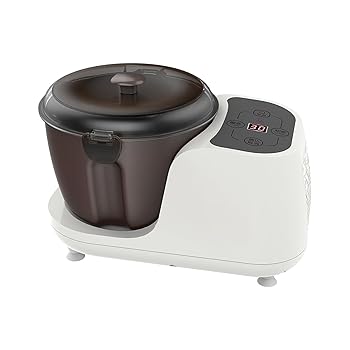 Rakuten - 【中古】家庭用混練機、3.5Lインテリジェント生地混合およびプルーフィングマシン、25?38℃の一定温度発酵およびプルーフィング、インテリジェントなタ