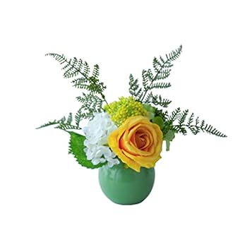 【中古】装飾用の造花 人工バラの花 ガラスの花瓶付きフェイクアジサイアレンジメント 室内装飾用の花瓶入り人工盆栽 ホームデコレーション 人工 【中古】装飾用の造花 人工バラの花 ガラスの花瓶付きフェイクアジサイアレンジメント 室内装飾用の花瓶入り人工盆栽 ホームデコレーション 人工