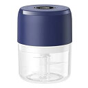 【中古】ミニ電気野菜チョッパーガーリックマッシャークラッシャーUSB充電式生姜肉グラインダーフードプロセッサーキッチンガジェット