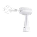 【中古】PEWETE 電動ミルク泡立て器電動ハンドミキサー電動卵ビーター充電式取り外し可能多用途ベーカリー用電動泡立て器, 白