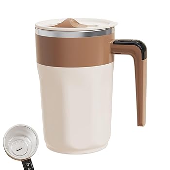 【中古】撹拌コーヒーマグ - ステンレススチール製自動撹拌コーヒーマグ、ミキシングカップ |電動ミキシングカップ、400ml詰電動プロテインシェーカーボ