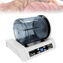 【中古】【未使用】業務用タンブラーマリネーター、5Lドラム肉マリネ機、10時間タイマー付き、ハンバーガー、ステーキ、ベーコン、チキン用の電気卓上マリネ