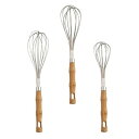 【中古】MAGICLULU 3個 泡だて器 自動撹拌機 小麦粉ふるい キッチン用品 ストレーナー 麺こし器 泡立て器 生地ミキサー ベーキングツール 卵ミキサー...