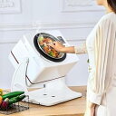 【中古】【未使用】インテリジェント自動調理機、6L業務用フードプロセッサー、360°回転、3Dオールラウンド加熱、自動電源オフ保護、家庭用レストラン用。,