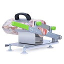 【中古】【未使用】家庭用または業務用の肉スライサー、スライサー肉切り包丁、手動ステンレススチール肉切り器冷凍肉牛肉マトン用ハード野菜チーズベーコン、ホッ