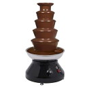 【中古】【未使用】商業用チョコレートファウンテン、5層大型チョコレートチーズフォンデュタワーステンレススチールホットチョコレートウォーターフォール、,