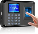 【中古】勤怠管理機、タイムクロック指紋パスワード認識装置勤怠管理機従業員チェックインタイムクロックレコーダー中小企業およびオフィス用、,