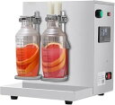 【中古】【未使用】ステンレススチールドリンクミキサー、バブルティー、ボバティー、ジュース、コーヒーなど120W、自動ダブルカップシェーカーマシン、電動ミルク(2)