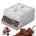 【中古】業務用チョコレート溶解器、500W デジタルチョコレートテンパリングマシン、レストラン用業務用ステンレス加熱チョコレート溶解器フードウォーマ