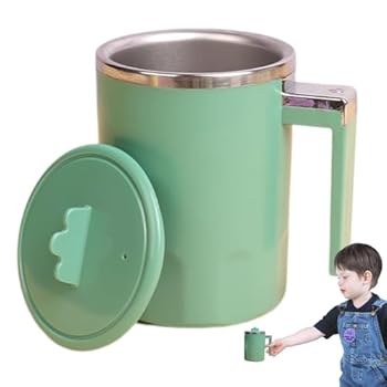 【中古】自動撹拌マグ、蓋付き自動撹拌カップ | 充電式自動磁気コーヒー 350ml マグ | 回転防水耐熱性と耐錆性のミキシングカップ、職場/キッチン/旅行で 【中古】自動撹拌マグ、蓋付き自動撹拌カップ | 充電式自動磁気コーヒー 350ml マグ | 回転防水耐熱性と耐錆性のミキシングカップ、職場/キッチン/旅行で