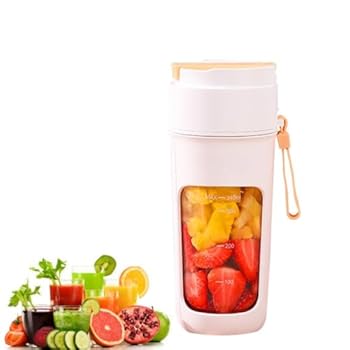 【中古】【未使用】Zebeer ポータブル USB 充電式ジューサーミキサーブレンダー！340ml。耐久性あり。防水。デコボトル。10 枚刃。自動洗浄。携帯便利I18(2.0)
