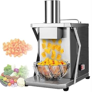 【中古】電動野菜チョッパー ダイサー 業務用 ステンレススチール 玉ねぎ ポテトチョッパー 頑丈 自動..