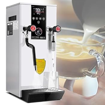【中古】2500W 業務用ミルク泡立て機、スチームミルク泡立て器、電動ミルク泡立て器、2 つの LCD 温度ディスプレイ付き、ホワイト,White 【中古】2500W 業務用ミルク泡立て機、スチームミルク泡立て器、電動ミルク泡立て器、2 つの LCD 温度ディスプレイ付き、ホワイト,White