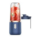 【中古】【Auyyhui】持ち運び ジューサー 400ml 大容量 ボトルミキサー 6 枚刃 真空ボトル 氷砕ける USB 充電式 携帯型 多機能 果実・野菜ジュース・スム(2)