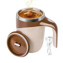 【中古】自動コーヒーカップスターラー、自動ミキシングカップ | 自動静音高速撹拌スピードチャージコーヒーカップ,ミルク、コーヒー用の蓋付き電気磁気