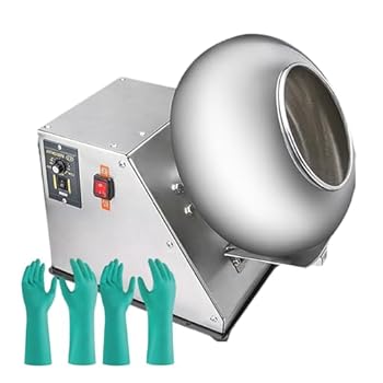 【中古】商業用電気コイルキャンディ研磨機/熱排出穴付き電気シュガーコーターチョコレートグレーズマシン/ステンレススチール、,