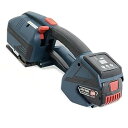 【中古】ハンドヘルドホットメルトストラッピングマシン、4000mAhポータブル自動ストラッピングテンショナーキット、1/2-5/8インチ電動包装ストラッピン