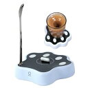 【中古】【未使用】コーヒーマグブレンダーベース、コーヒー用のカップブレンダー,自動ミキサー超充電充電攪拌ベース | ミルクカップ、コーヒーマグ、グラスカップ