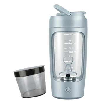 【中古】【未使用】650ml電気プロテインシェーカーポータブルミキサーカップUSB充電式シェーカーカッププロテインシェイクミキサーシェーカー