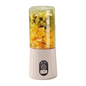 【中古】【未使用】充電式エレクトリックジューサーカップ - コードレスパーソナルブレンデポート可能な8ブレードスムージーミキサーとシェーカー、ミルクセーキ、