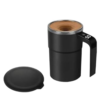 【中古】オート攪拌コーヒーマグ、オート攪拌コーヒーマグ - 電気ミキシングミルクカップ,ココアやその他の飲み物用の磁気攪拌コーヒーマグトラベル充電