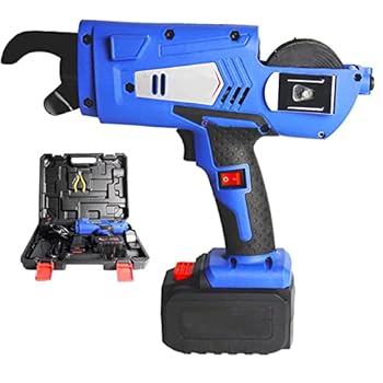 【中古】鉄筋結束機 全自動結束ツール、12.8V 自動鉄筋結束機、8-34mm コードレス鉄筋結束機 ハンドヘ..