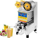 【中古】自動カップシール機、業務用プラスチック紙コップシール機、400-500カップ/時間、ジュース茶飲料シール、,