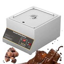 【中古】チョコレート溶解ポット、デジタル制御、500W業務用チョコレートテンパリングマシン、電動ステンレスチョコレート溶解マシン、,