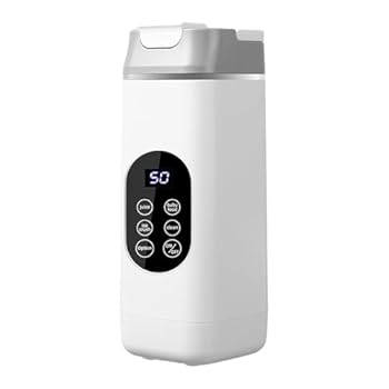 【中古】【未使用】Aoyitaf スムージーブレンダー | USB ワイヤレス ポータブル シェイク ブレンダー - 旅行 家庭 屋外 ビーチ 商用 家庭用 卓上 家電