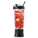 【中古】【未使用】ポータブルブレンダー、ポータブルパーソナルブレンダー - シェイクのためのトラベルミキサー600ml - ジム栄養食食食未熟のために充電式の電気分