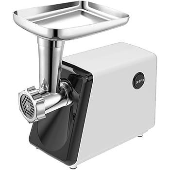 【中古】Bynar 電動ミンサー ミンチ機 肉挽き器 110V 3種類カット 腸詰め機 カットプレートと腸詰めノズル付 電動ミンサー ミートグラインダー 野菜みじ