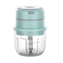【中古】【未使用】デコレットボトル 電動ミニガーリックチョッパー ポータブルフードプロセッサー 耐久性のある防水 野菜チョッパー オニオンミンサー コードレス