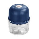 【中古】野菜チョッパー - 電動ガーリックチョッパー | 40W ニンニクポータブルグラインダー マッシャー | 充電式野菜フードブレンダープロセッサー 生姜