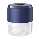 【中古】ミニ電気野菜チョッパーガーリックマッシャークラッシャーUSB充電式生姜肉グラインダーフードプロセッサーキッチンガジェット