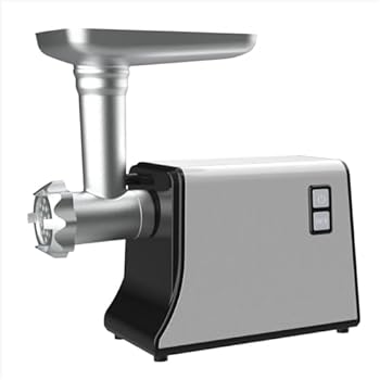 【中古】TAYTHI 電動ミンサー ミンチ機 肉挽き器 110V ミートグラインダー 野菜みじん切り器 腸詰め機 3/5/7mmプレート付き 電動ミンサー 肉ひき 野菜/み