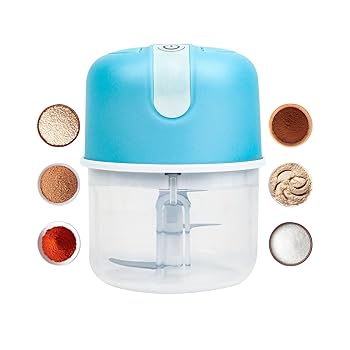 【中古】Huitban 電動ガーリックチョッパー 250ml ポータブル ニンニクチョッパー USB充電機能付き ワイヤレスフードプロセッサー チリ フルーツ 肉 生姜