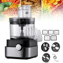 【中古】【未使用】業務用フードプロセッサー 電動野菜ダイサー チョッパー 600W 5 in 1 プロ仕様野菜シュレッダー おろし金 多機能肉挽き器