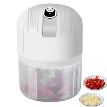 【中古】コードレスチョッパー、ポータブル野菜チョッパー | 250ml 電動多機能フードプロセッサー | コードレスチョッパーフードプロセッサー、充電式ポ