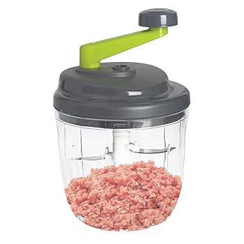 【中古】ハンドチョッパー - 手動フードチョッパー | ロータリーオニオンチョッパー、家庭用ニンジンス..
