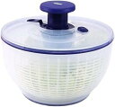 【中古】【未使用】Xiraivke 家庭用プレス野菜脱水機、キッチンサラダ脱水機、プラスチック脱水機、水切りバスケット、プレス回転脱水サラダバスケット、野菜アス...