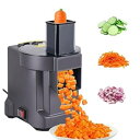 【中古】【未使用】3 in 1 業務用野菜チョッパー、100W 電動野菜チョッパー、多機能野菜カッター スライサー ダイサー シュレッドマシン、業務用/家庭用